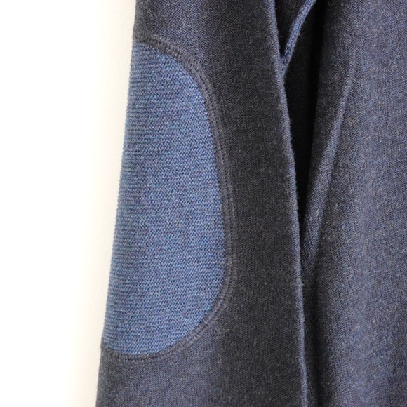 NWT Raffi Men's Vanise Venley 100% Cotton Henley Sweater Midnight Blue Size M - Picture 4 of 10